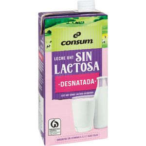 Leche sin Lactosa Desnatada Brik 1 L