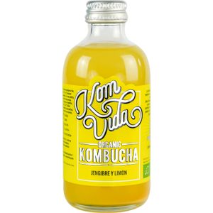 Kombucha Jengibre y Limón Bebida Orgánica 250 ml