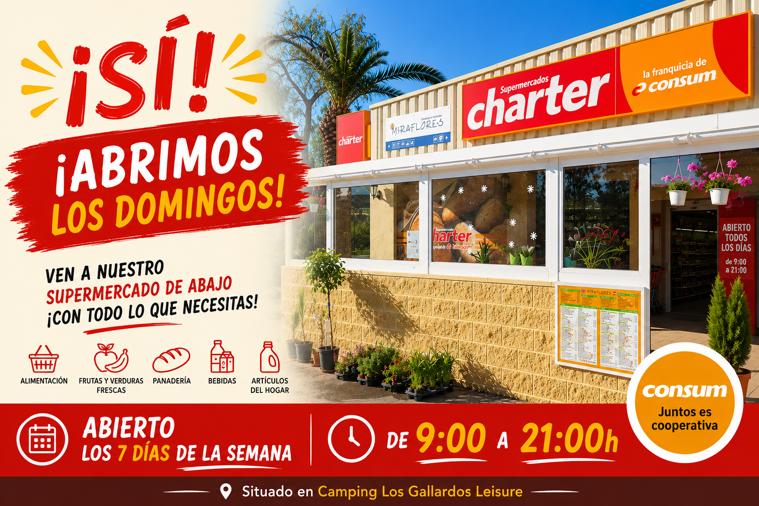 Charter Los Gallardos logo anuncion