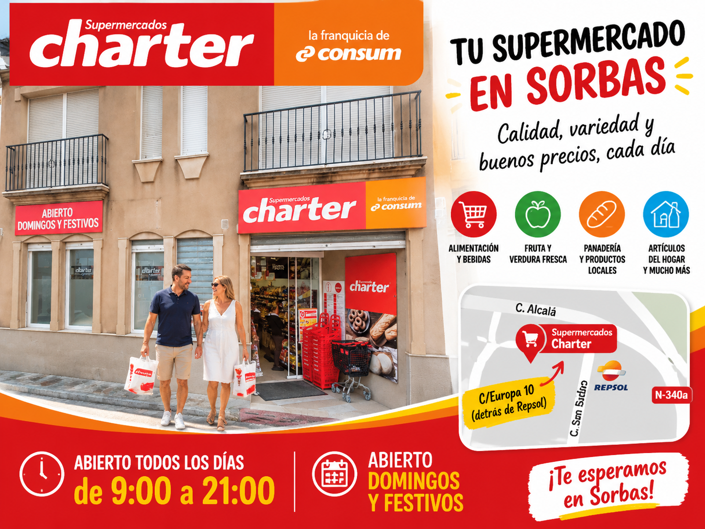 Sorbas charter logo advert