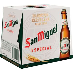 Cerveza Botella Cristal  Pack de 12 12 x 0,25 L