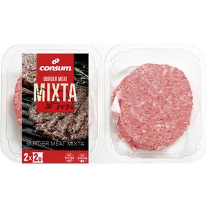 Burger Mixta 4 Unidades 320 Gr