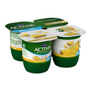 Activia 00% con Piña Bífidus Desnatado P-4ud 4 x 120 Gr