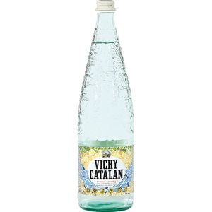 Agua Mineral con Gas Botella Vidrio 1 L