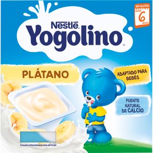 Yogolino de Plátano Pack de 4 4 x 100 Gr