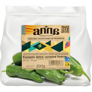 Pimiento Tipo Padrón Bandeja 200 Gr