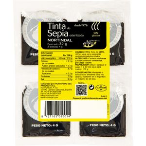 Tinta de Sepia 8 bolsitas 32 Gr