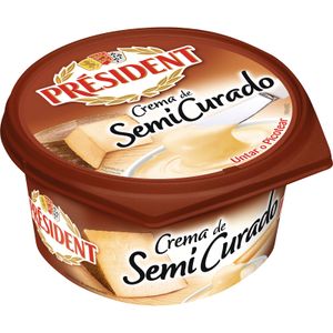 Crema de Queso Semicurado Tarrina 125 Gr