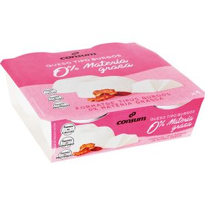 Queso Fresco 0% Pack de 4 Unidades 4 x 62,5 Gr