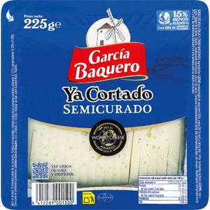 Queso Mezcla Semicurado Ya Cortado 225 Gr