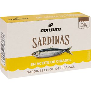 Sardina en Aceite Girasol Lata 84 Gr