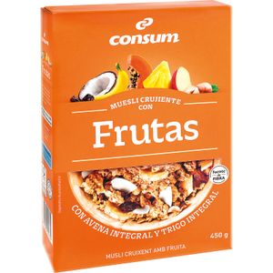 Muesli Fruta y Fibra 450 Gr