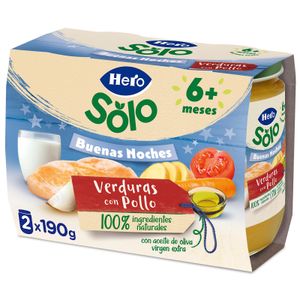 Tarrito Buenas Noches Pollo y Verduritas Pack 2 2 x 190 Gr