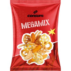 Mega Mix Snacks Bolsa 140 Gr