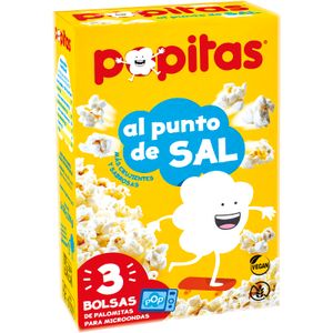 Palomitas Microondas Saladas Pack de 3 3 x 100 Gr