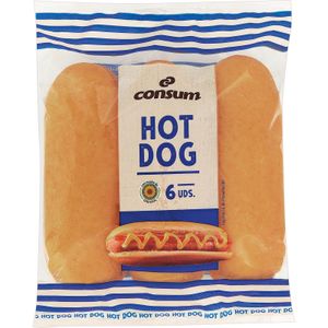Pan Hot Dog 6 Unidades 330 Gr