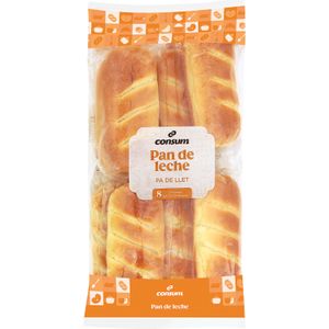 Pan de Leche 8 Unidades 320 Gr