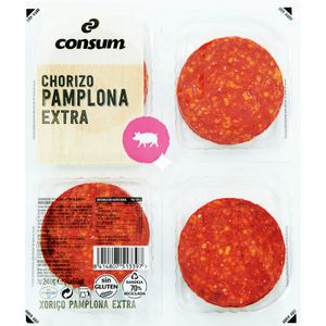 Chorizo Pamplona Lonchas 4 x 60 Gr