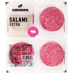 Salami Extra Lonchas 4 x 60 Gr