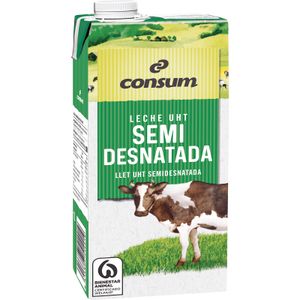 Leche Semidesnatada Brik 1 L