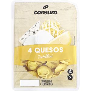 Tortellinis Rellenos de Quesos 250 Gr