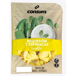 Tortellini Relleno Requesón y Espinacas 250 Gr