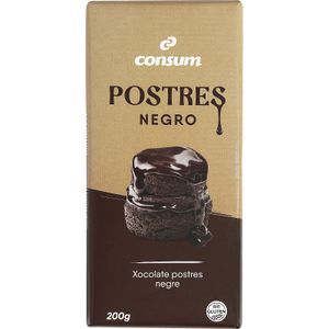 Chocolate Negro Postres 200 Gr