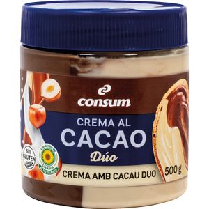Crema de Cacao 2 Sabores Bote 500 Gr