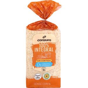 Pan Molde 100 %Integral sin Corteza 450 Gr