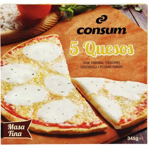 Pizza 5 Quesos 345 Gr