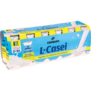 L Casei Natural Azucarado Pack 12 Ud. 12 x 100 Gr