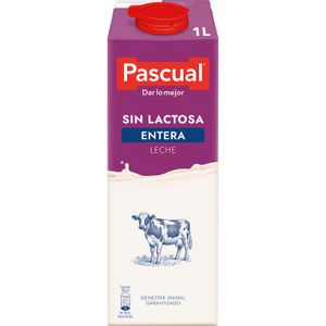 Leche sin Lactosa Entera Brik 1 L