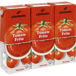 Tomate Frito Brik Pack de 3 3 x 210 Gr