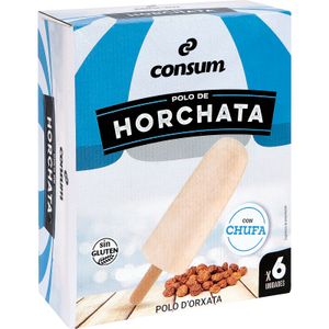 Polo Sorbete Horchata Pack de 6 Und 384 Gr