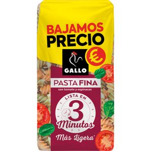 Hélices con Vegetales Pasta Fina 400 Gr