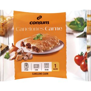 Canelones de Carne con Bechamel 300 Gr