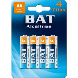 Pila Alcalina AA LR6 Pack de 4 4 U