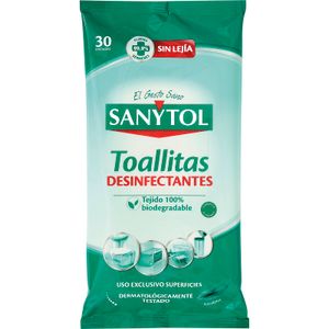 Toallitas Multiusos Desinfectante 30 U