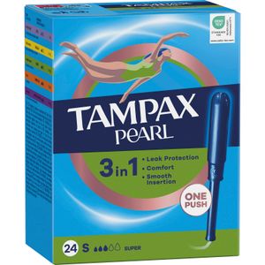 Tampón Pearl Súper 24 U