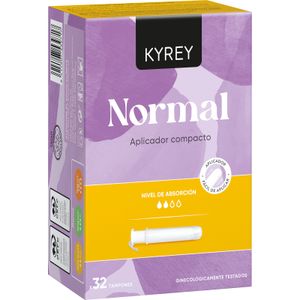 Tampón con Aplicador Compacto Regular 32 U