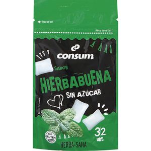 Chicle Hierbabuena sin Azúcar Paquete 32 U. 45 Gr