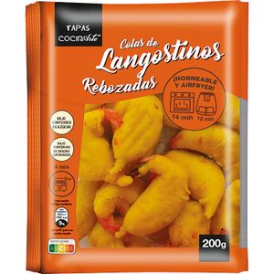 Colas Langostinos Rebozadas 200 Gr