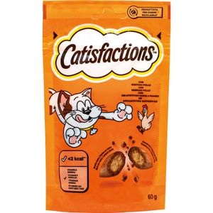 Snack para Gatos Catisfaction Pollo 60 Gr
