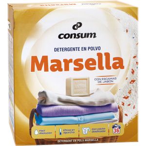 Detergente Polvo Marsella 36 Lv