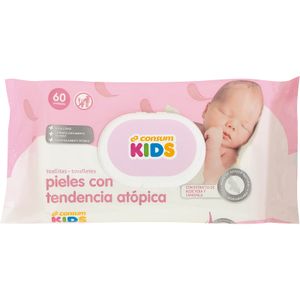 Toallitas Infantiles Pieles Atópicas 60 U