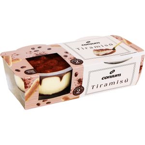 Tiramisú Pack de 2 Unidades 2 x 80 Gr