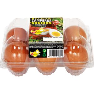Huevo Campero Cocido 1/2 Docena 0,5 Dc