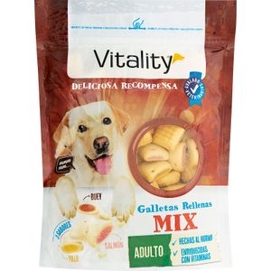 Galletas Perro Rellenas Pollo-Buey-Salmón 350 Gr