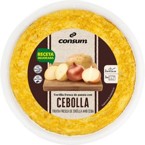 Tortilla de Patata Fresca con Cebolla 600 Gr