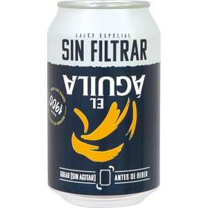 Cerveza sin Filtrar Lata 0,33 L